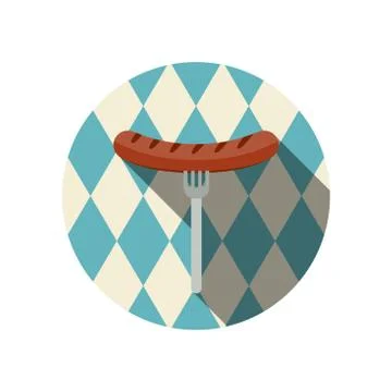 Sausage icon Stock Illustration