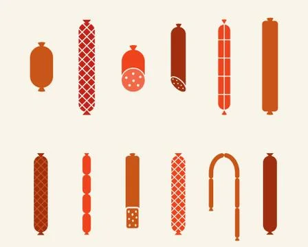 Sausage Stock Illustration