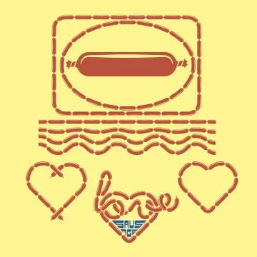 Sausage Stock Illustration