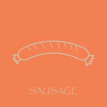 Sausage Stock Illustration