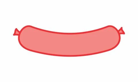 A sausage illustration Stock Illustration