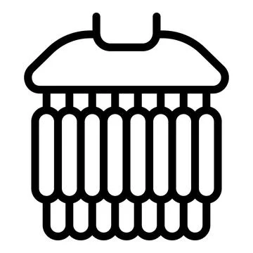 Sausage making machine processing food production line icon イラスト素材