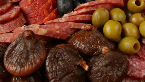 Sausage mix on a plate. Video stock 239712460