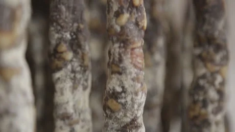 Sausage with mold Stock Footage 146678199