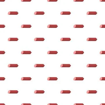 Sausage pattern illustrating meat and deli concepts Stock Illustration