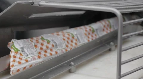 Sausage production Stock Footage 43886257