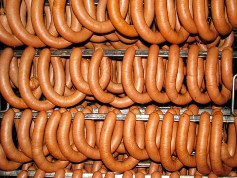 Sausage products Stock Photos