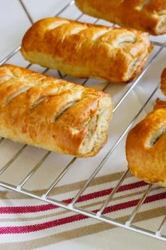 Sausage Rolls Stock Photos