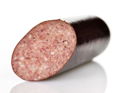 Sausage with spices Stock Photos