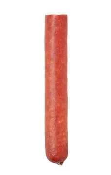 Sausage on a white background Stock Photos