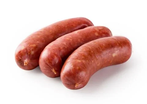 Sausages boiled Stock Photos