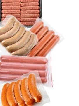 Sausages collection Stock Photos