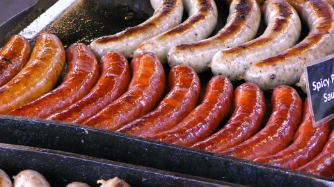 Sausages Stock Footage 115772182