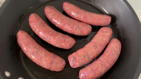 Sausages Video stock 223343648