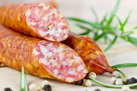 Sausages Foto stock