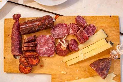 Sausages from Spain. Stock Photos