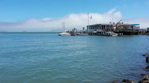 Sausalito Bay Front Vídeos de archivo 133780438