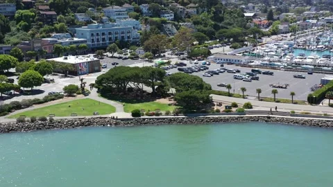 Sausalito Bay front Vídeos de archivo 133780675