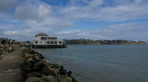 Sausalito Bay Moving Timelapse Video stock 36785503