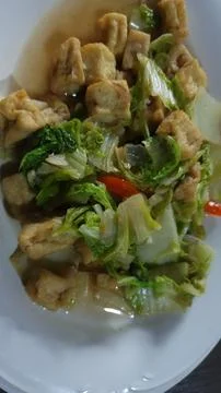 Sauteed chicory 写真素材