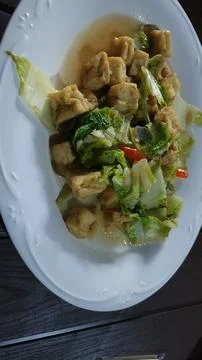 Sauteed chicory 写真素材