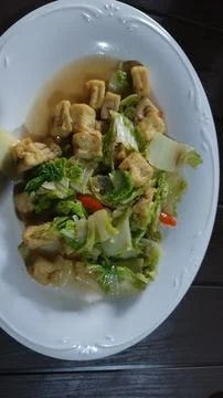 Sauteed chicory 写真素材