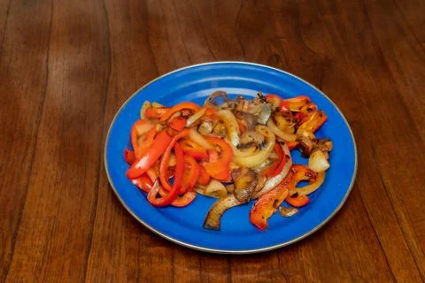 Sautéed vegetables Stock Photos