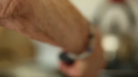 Sautéing Onions Stock Footage 75212568