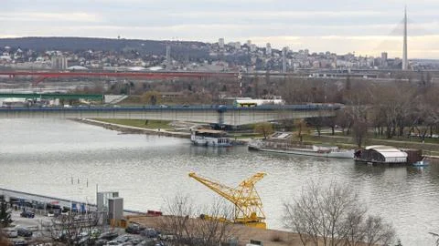 Sava River Belgrade Stock Photos