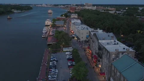 Savannah Evening 12 Stock Footage 276955707