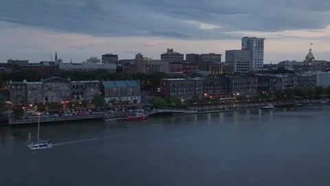 Savannah Evening 8 Stock Footage 276955987