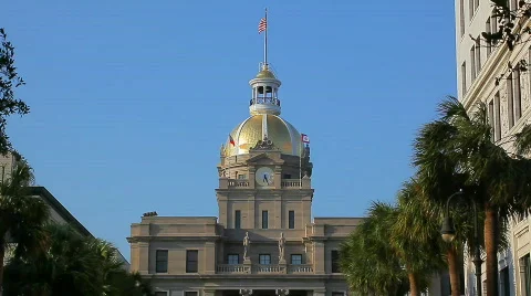Savannah Georgia Video stock 641725