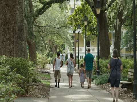 Savannah Georgia Stock Footage 81253606