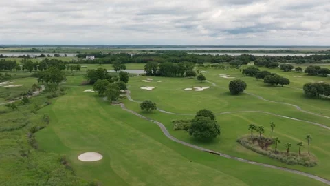 Savannah Golf Course 1 Stock Footage 276954139