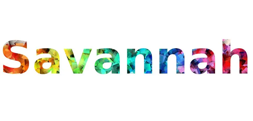 Savannah Stock Illustration