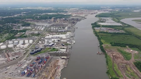 Savannah River 25 Stock Footage 276956058