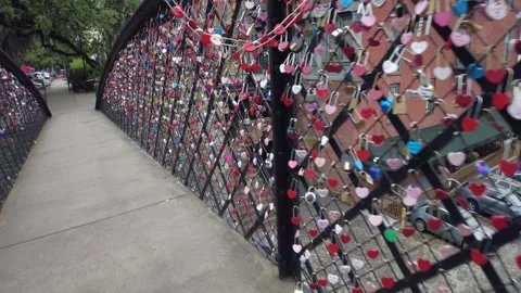 Savannah river front lock bridge 库存影片 242103404