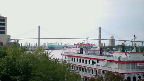 Savannah Riverwalk 2 Stock Footage 276954911