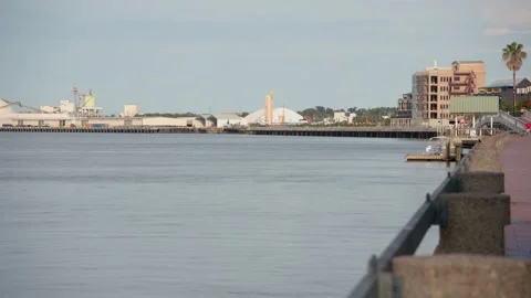 Savannah Riverwalk 25 Stock Footage 276954835
