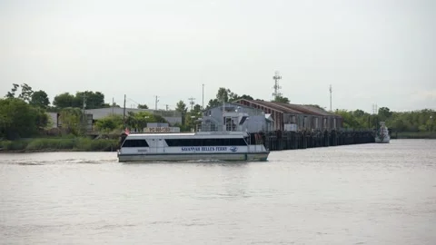 Savannah Riverwalk 28 Stock Footage 276954893