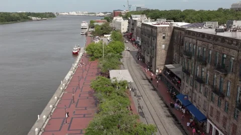 Savannah Riverwalk 34 Stock Footage 276955023