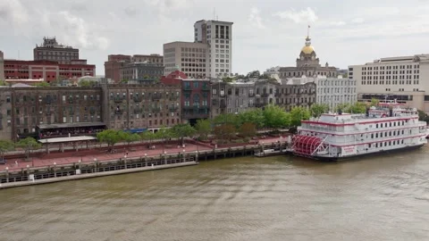Savannah Riverwalk 39 Stock Footage 276955148