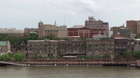 Savannah Riverwalk 40 Stock Footage 276955214
