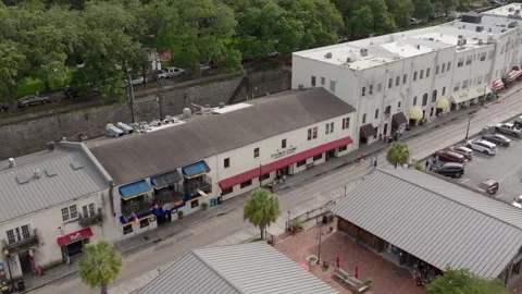 Savannah Riverwalk 44 Stock Footage 276955339