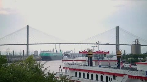 Savannah Riverwalk 7 Stock Footage 276955528