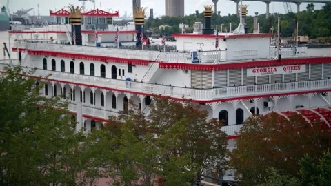 Savannah Riverwalk 8 Stock Footage 276955532