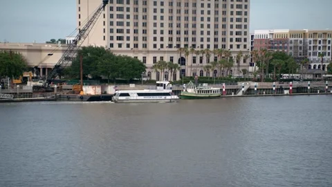 Savannah Riverwalk 9 Stock Footage 276955595