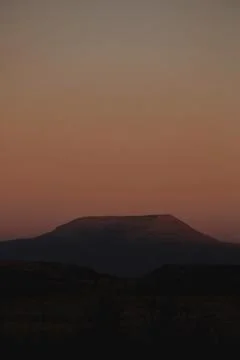 Savannah Sunset Mountain No.1 Stock Photos