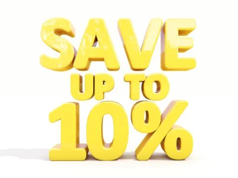 Save up to 10% 스톡 일러스트