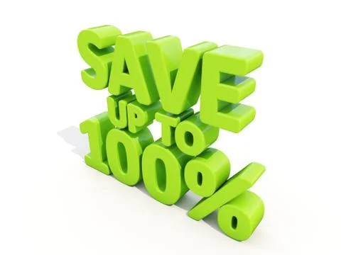 Save up to 100% Stock Illustration